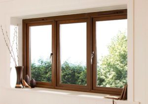 Коричневое противопожарное окно / серия FRM1171